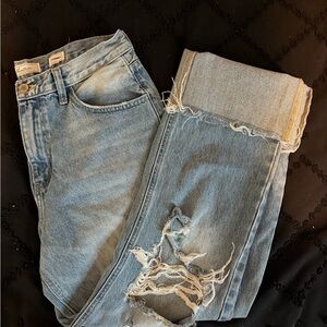 KanCan Blue Boyfriend Jeans Distressed Vintage
